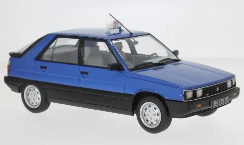 Renault 11 GTL Taxi 1985 Blauw - 1:18